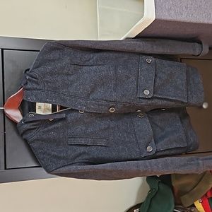 Banana Republic Sweater Jacket – Charcoal – Medium